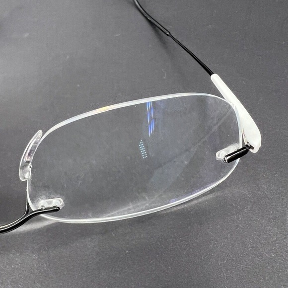 Silhouette Eyeglasses Rimless Frames Titanium White / Black
